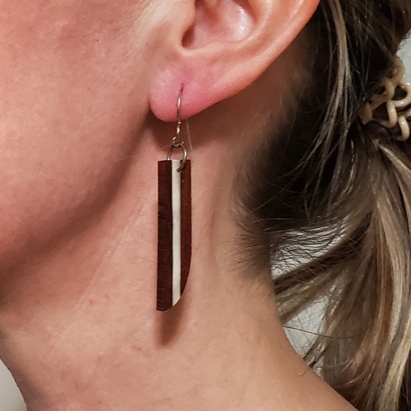 Jewelry - Handmade Wood earrings